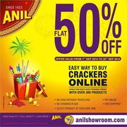 Anil crackers 50% off on a cracker and a crackers gift box