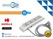 Buy Havells Maglev 4 Way Extension Board Online