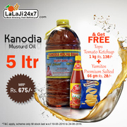 Buy Kanodia Oil & Get Tops Tomato Ketchup + Get Yamitos Salted Free