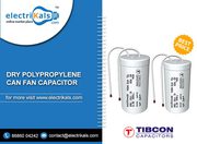 Fan Capacitor – Buy Tibcon 2.25 MFD Dry Polypropylene Can FanCapacitor