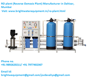 RO Plant (Reverse Osmosis Plant) Manufacturer in Dahisar,  Mumbai